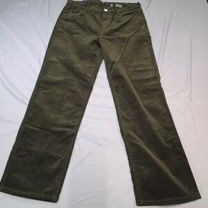 Buffalo David Bitton Women's Stretch Straight Leg Corduroy Pant Sz 12, Rosemary